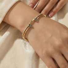 Elegant Gold Open Cuff Bracelet