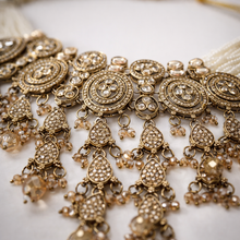 Antique Pearl Beaded Kundan Choker Necklace