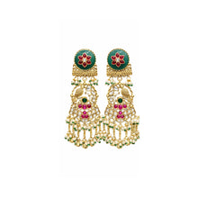 Panchi Kundan Party Wear Earrings