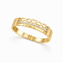 Gold Heart Pattern Bracelet