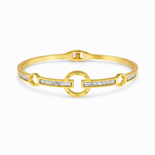 Golden Circle Crystal Elegance Bracelet
