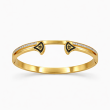 Elegant Gold Open Cuff Bracelet