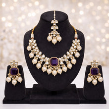 5 in 1 Necklace set in Mehandi plating